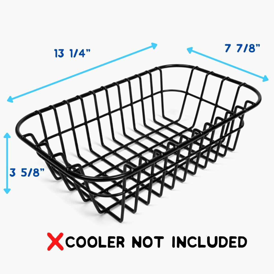 Cooler Basket for YETI Tundra Haul, YETI Roadie 48, and YETI Roadie 60 - Wire Cooler Rack for YETI Wheeled Coolers - Compatible with YETI Accessories