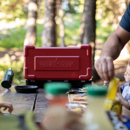 Unleash Your Outdoor Culinary Skills with the Mountain Series Everest 2 Burner Propane Stove - 40,000 BTU Power for Ultimate Cooking Adventure