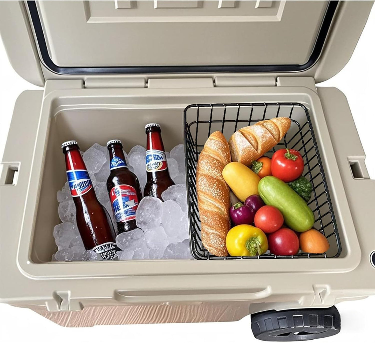 Cooler Basket for YETI Tundra Haul, YETI Roadie 48, Roadie 60 Compatible with Other Lgloo Accessories Cooler Locks, Cooler Dividers Etc,Cooler Basket Keeps Food Dry
