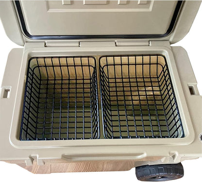 Cooler Basket for YETI Tundra Haul, YETI Roadie 48, Roadie 60 Compatible with Other Lgloo Accessories Cooler Locks, Cooler Dividers Etc,Cooler Basket Keeps Food Dry