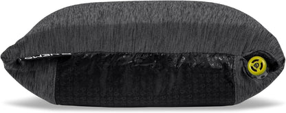 Fillo Camping Pillow - Black Pearl/Birch Bud | Packable Comfort, Foam Padding, Air Support, Travel, Backpacking