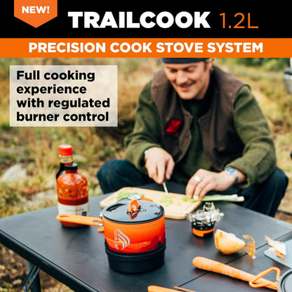 Jetboil Trailcook 1.2L Camping and Backpacking Stove Cooking System with Adjustable Heat Control, New for 2026