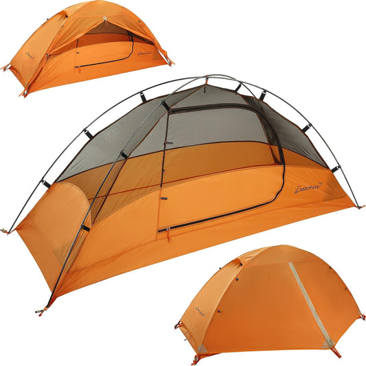 Ultimate 1-Person Ultralight Backpacking Tent | Easy Setup, Waterproof & Durable for All Seasons
