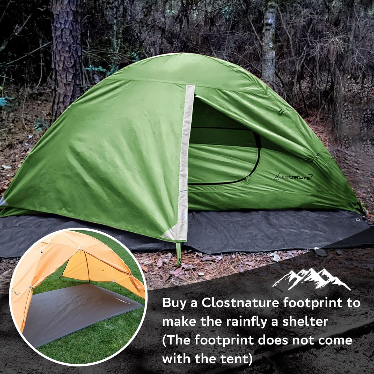 Ultimate 1-Person Ultralight Backpacking Tent | Easy Setup, Waterproof & Durable for All Seasons