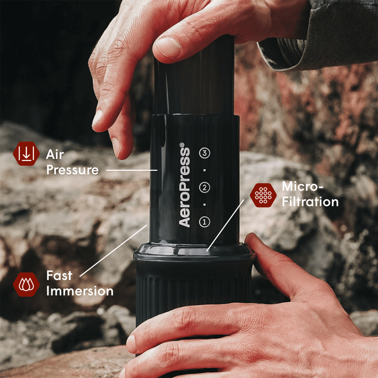 Experience Barista-Quality Coffee Anywhere with the AeroPress Go Travel Coffee Maker