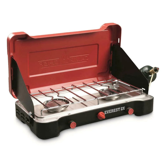 Unleash Your Outdoor Culinary Skills with the Mountain Series Everest 2 Burner Propane Stove - 40,000 BTU Power for Ultimate Cooking Adventure
