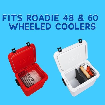 Cooler Basket for YETI Tundra Haul, YETI Roadie 48, and YETI Roadie 60 - Wire Cooler Rack for YETI Wheeled Coolers - Compatible with YETI Accessories