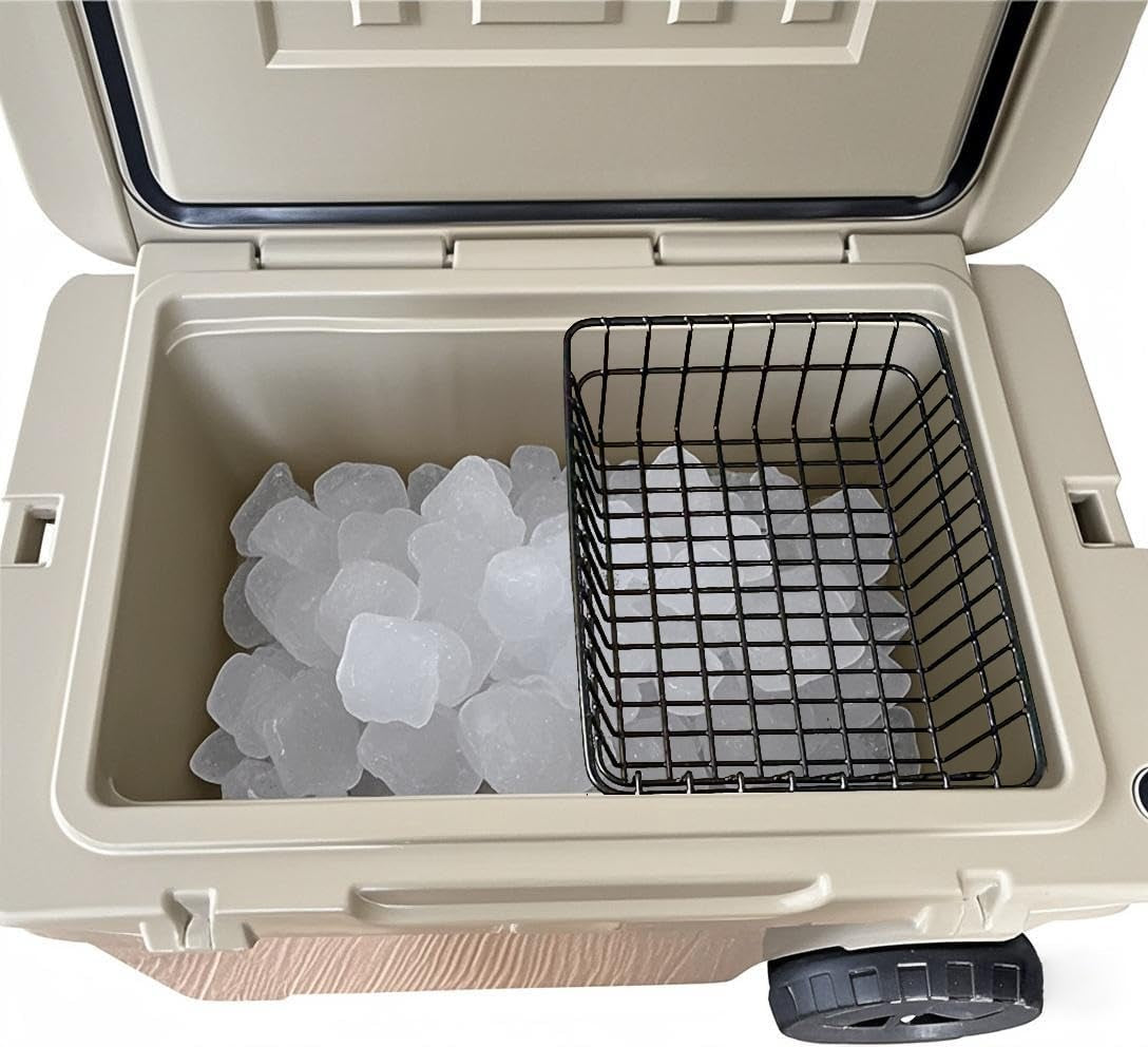 Cooler Basket for YETI Tundra Haul, YETI Roadie 48, Roadie 60 Compatible with Other Lgloo Accessories Cooler Locks, Cooler Dividers Etc,Cooler Basket Keeps Food Dry